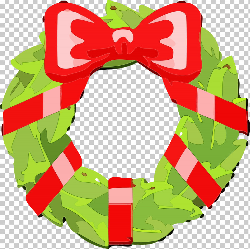 Christmas Decoration PNG, Clipart, Christmas Decoration, Christmas Wreath, Green, Paint, Watercolor Free PNG Download