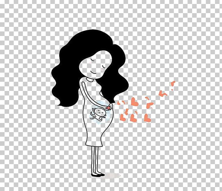 Mother Pregnancy Family Ultrasonography Child PNG, Clipart, Art, Baby Mama, Black And White, Business Woman, Cartoon Free PNG Download