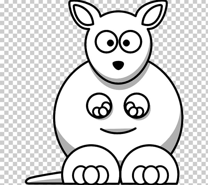 Kangaroo Drawing Black And White PNG, Clipart, Area, Baby Kangaroo Images, Black And White, Blog, Child Free PNG Download