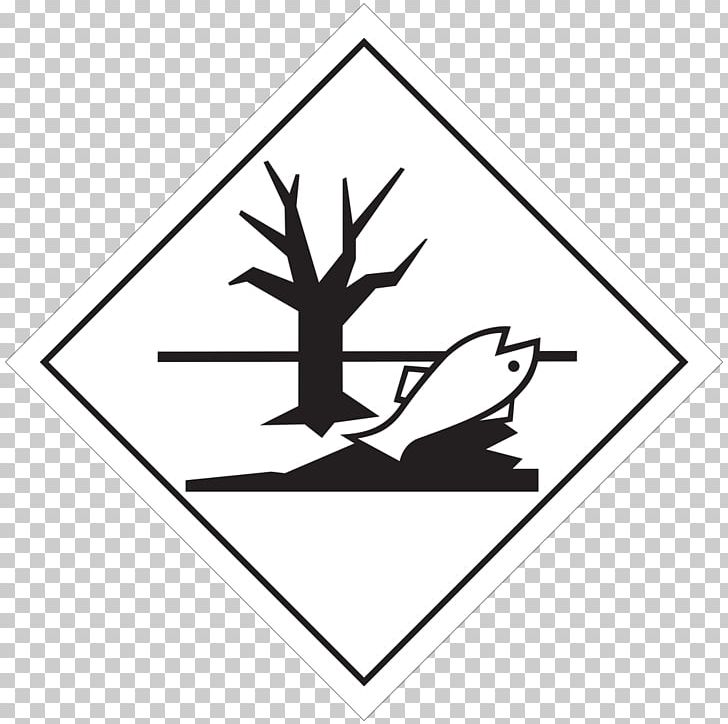 Dangerous Goods Environmental Hazard Environmental Hazard Sign PNG, Clipart, Angle, Area, Black And White, Brand, Chemical Hazard Free PNG Download