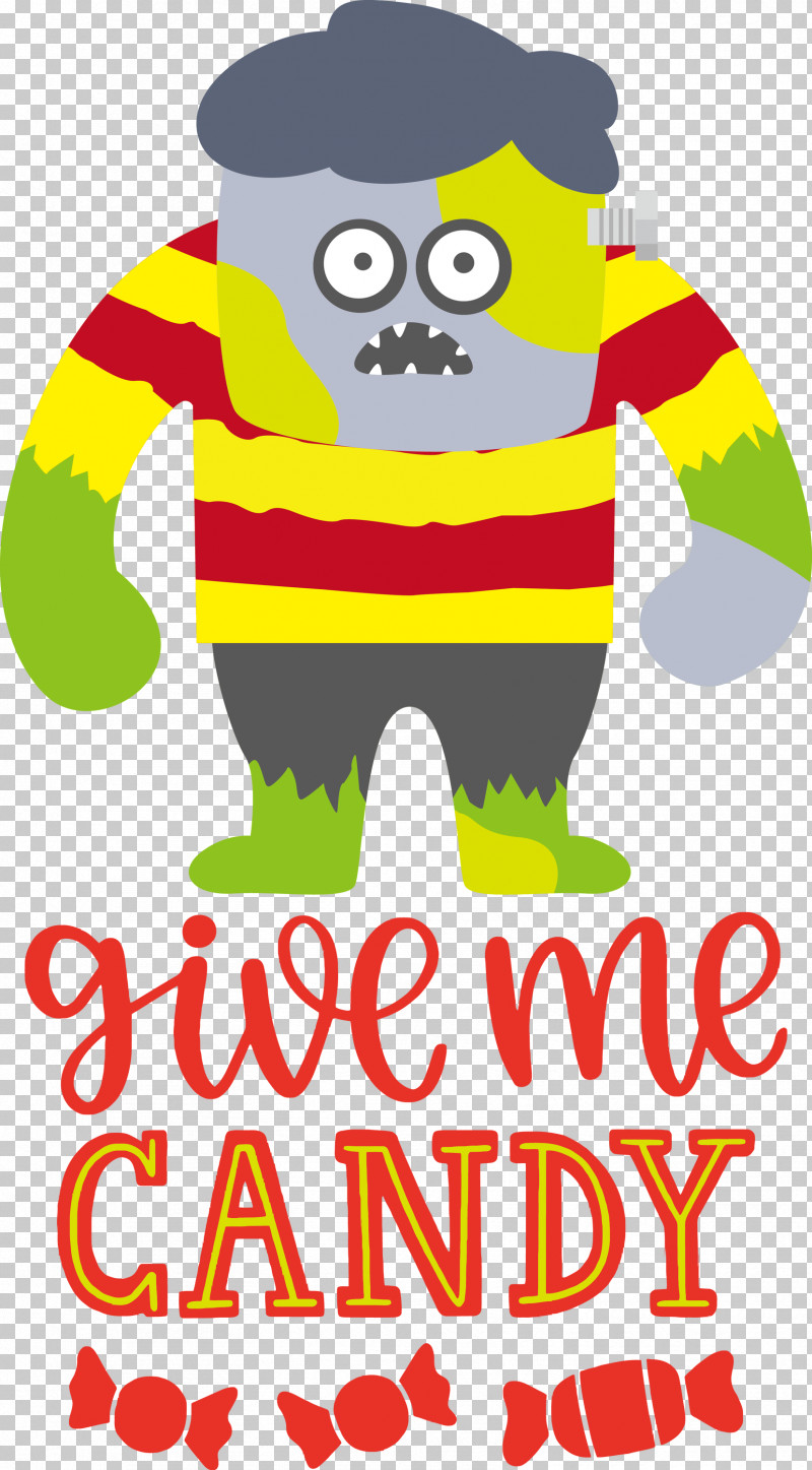 Give Me Candy Halloween Trick Or Treat PNG, Clipart, Give Me Candy, Halloween, Happiness, Line, Logo Free PNG Download