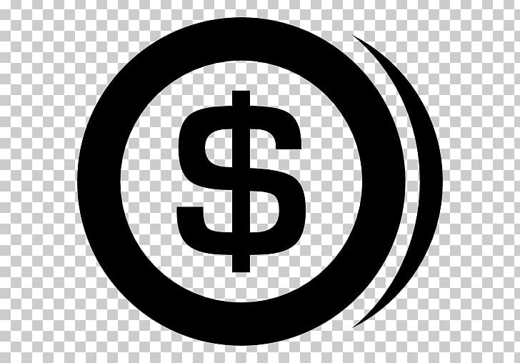 Dollar Coin United States Dollar Dollar Sign PNG, Clipart, Area, Australian Dollar, Black And White, Brand, Circle Free PNG Download