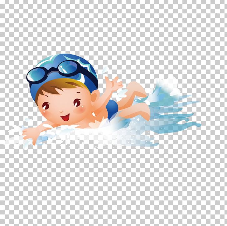 Swimming Pool Boy Png Clipart Art Baby Boy Blog Blue Boy