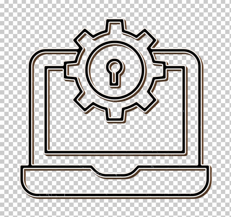 Laptop Icon System Icon Cyber Icon PNG, Clipart, Cyber Icon, Laptop Icon, Line, Line Art, Symbol Free PNG Download
