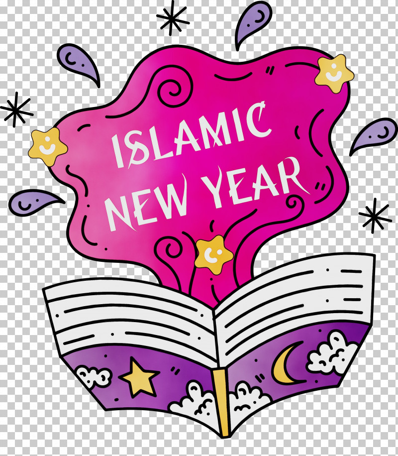 Logo Cartoon Pink M Line M-095 PNG, Clipart, Arabic New Year, Cartoon, Heart, Hijri New Year, Islamic New Year Free PNG Download