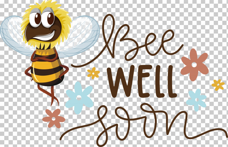 Honey Bee Insects Pollinator Bees Cartoon PNG, Clipart, Bees, Cartoon, Flower, Happiness, Honey Free PNG Download