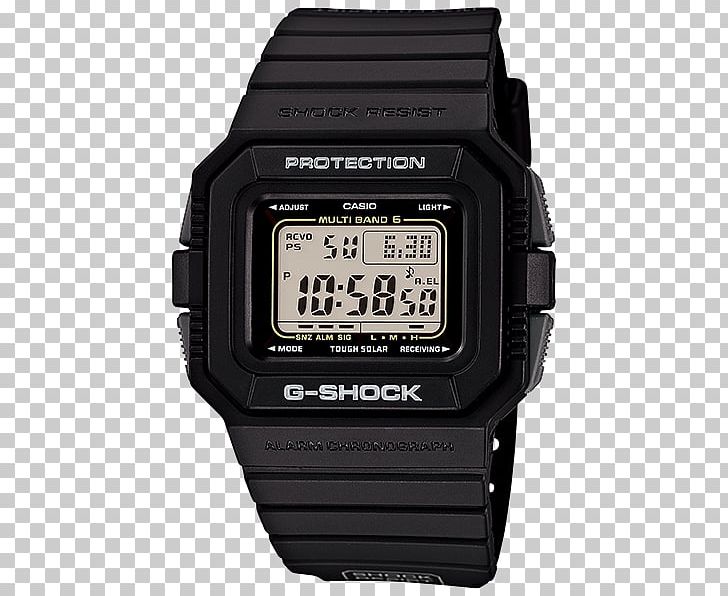 G-Shock Watch Casio Tough Solar Water Resistant Mark PNG, Clipart, Accessories, Black, Brand, Casio, Casio Wave Ceptor Free PNG Download