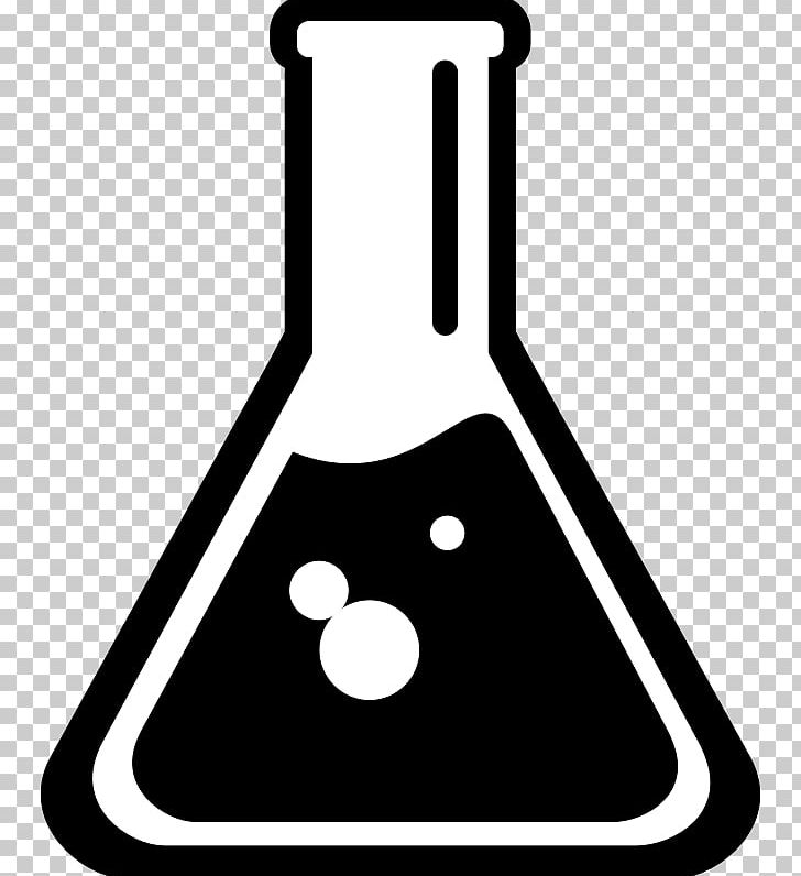 Beaker Chemistry Laboratory Flasks PNG, Clipart, Area, Beaker, Black And White, Cartoon, Chemical Substance Free PNG Download