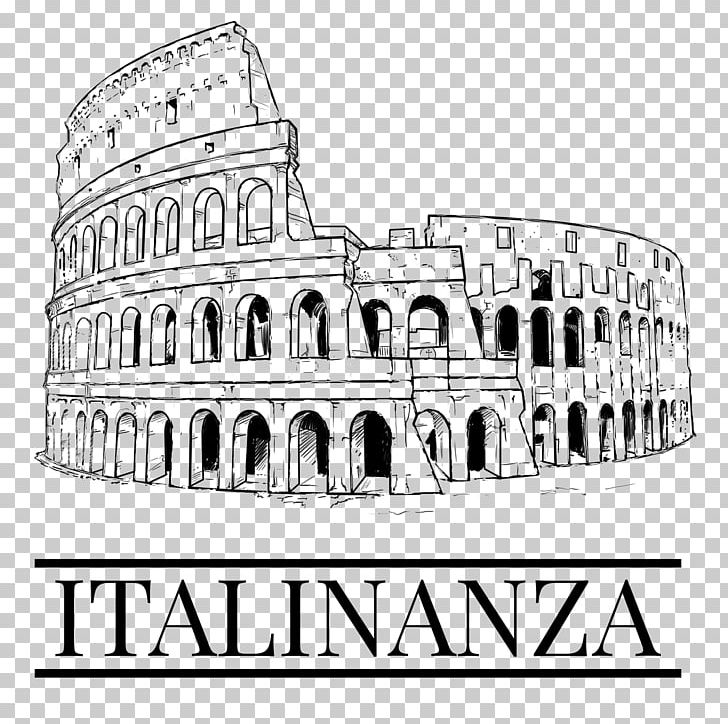 Colosseum Drawing Poster Sketch Architecture PNG, Clipart, Architectural Drawing, Architecture, Area, Black And White, Brand Free PNG Download