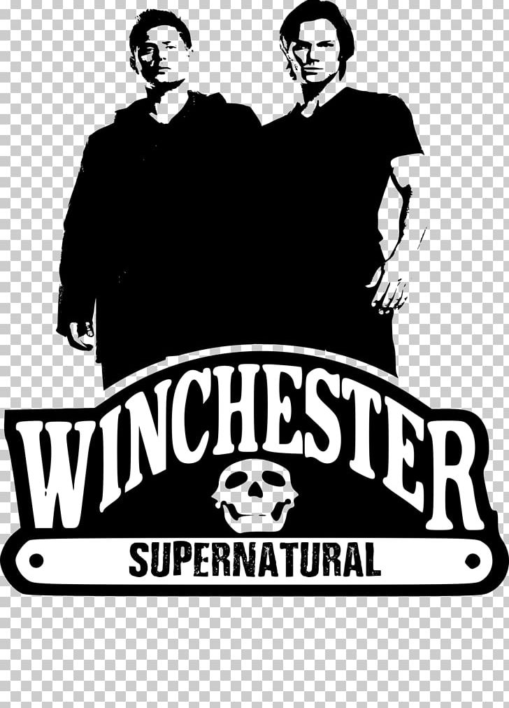 Dean Winchester Winchester Mystery House T-shirt Logo Decal PNG, Clipart, Art, Black And White, Brand, Dean Winchester, Demon Free PNG Download