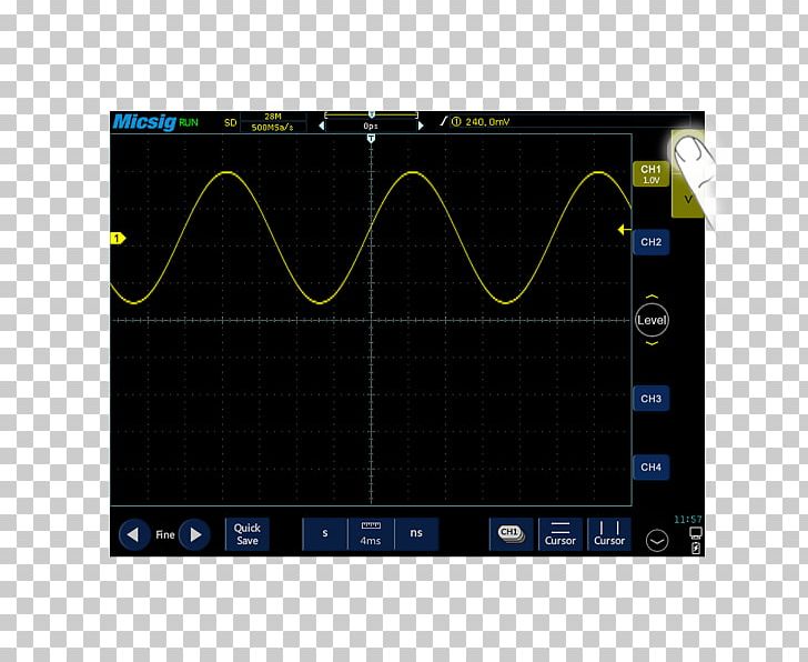Electronics Oscilloscope Bandwidth Sampling Rate Waveform PNG, Clipart, Analog Signal, Display Resolution, Electronic Instrument, Electronic Musical Instruments, Electronics Free PNG Download