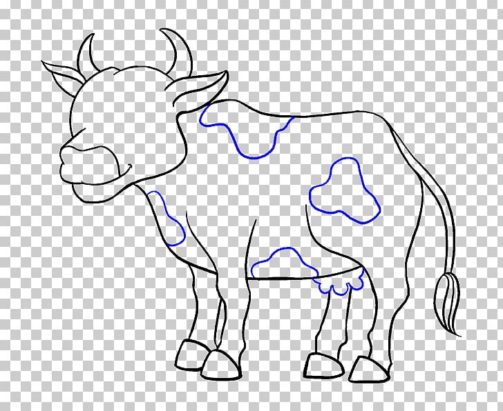 Cattle Drawing Cartoon Line Art PNG, Clipart, Anima, Art, Artwork, Black And White, Cartoon Free PNG Download