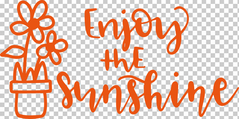 Sunshine Enjoy The Sunshine PNG, Clipart, Calligraphy, Geometry, Happiness, Line, Logo Free PNG Download