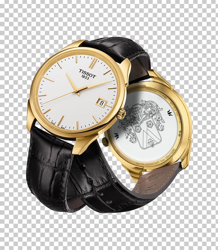 Watch Strap Tissot Gold Jewellery PNG, Clipart, Accessories, Bracelet, Brand, Buckle, Chronograph Free PNG Download