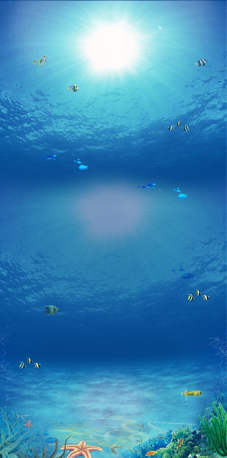 Sea Fish Blue PNG, Clipart, Animals, Aqua, Atmosphere, Azure, Blue Free PNG Download