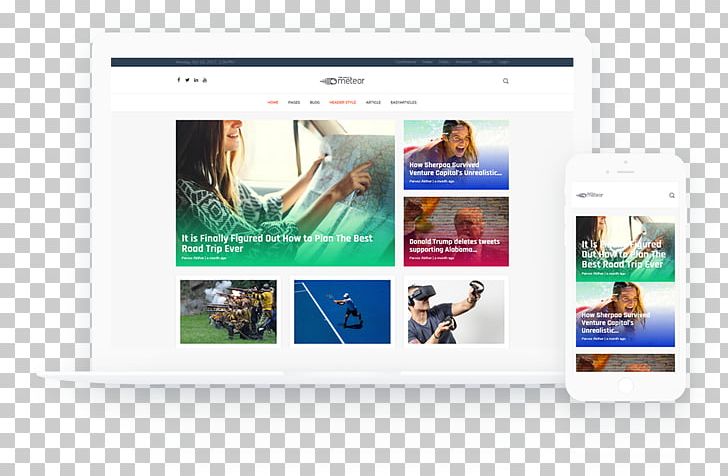 Template Page Layout Web Page Joomla PNG, Clipart, Brand, Display Advertising, Gadget, Joomla, Magazine Free PNG Download