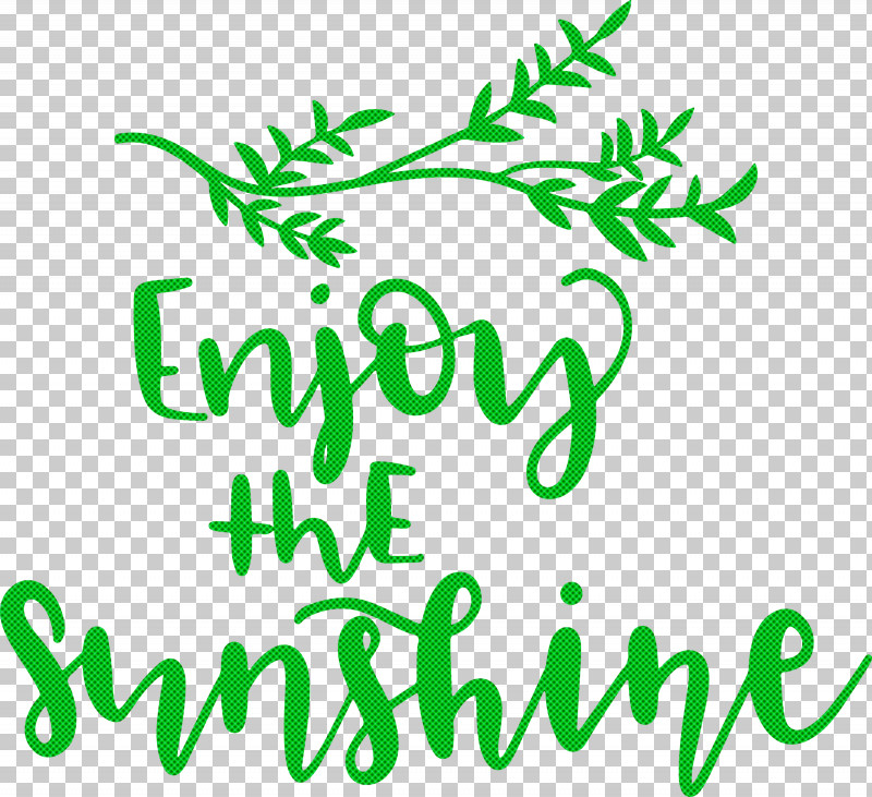 Sunshine Enjoy The Sunshine PNG, Clipart, Geometry, Leaf, Line, Logo, Meter Free PNG Download