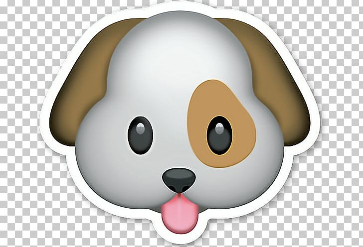Dog Emoji Emoticon Sticker Smiley PNG, Clipart, Animals, Dog, Dog Like Mammal, Ear, Emoji Free PNG Download