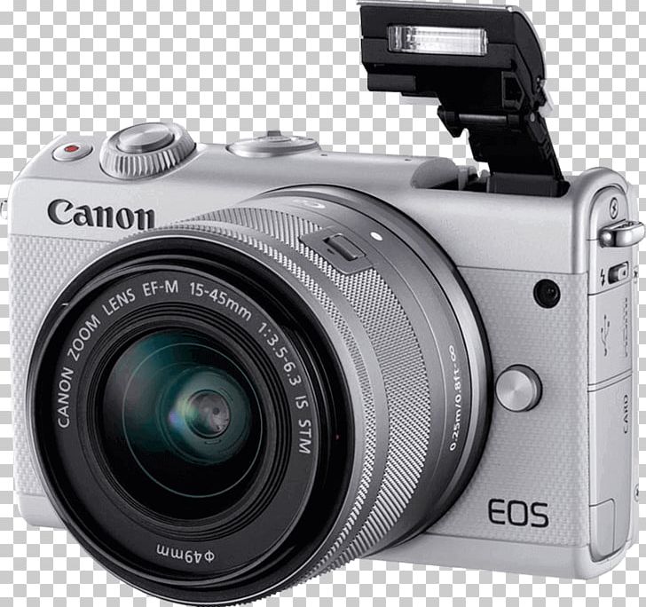 Canon EOS M Mirrorless Interchangeable-lens Camera Canon EF-M 15–45mm Lens Photography PNG, Clipart, Camera Lens, Canon, Canon Eos, Canon Eos M100, Digital Camera Free PNG Download