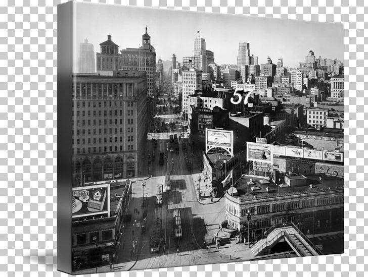 San Francisco Ferry Building Cityscape Bar & Lounge Gallery Wrap Canvas Photography PNG, Clipart, Art, Black And White, Building, Building Top View, Canvas Free PNG Download