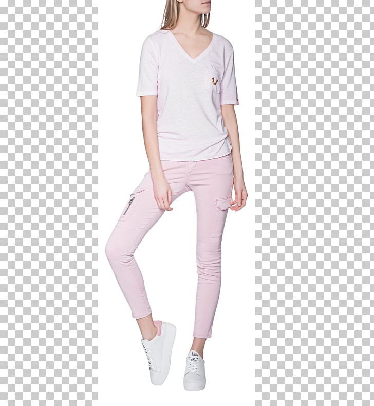 Jeans T-shirt Leggings Shoulder Sleeve PNG, Clipart, Clothing, Jeans, Leggings, Neck, Pink Free PNG Download