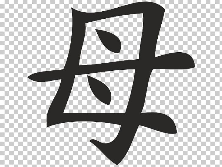 Kanji Chinese Characters Japanese Language Symbol Mother PNG, Clipart, Angle, Black And White, Character, Chinese Characters, Daughter Free PNG Download