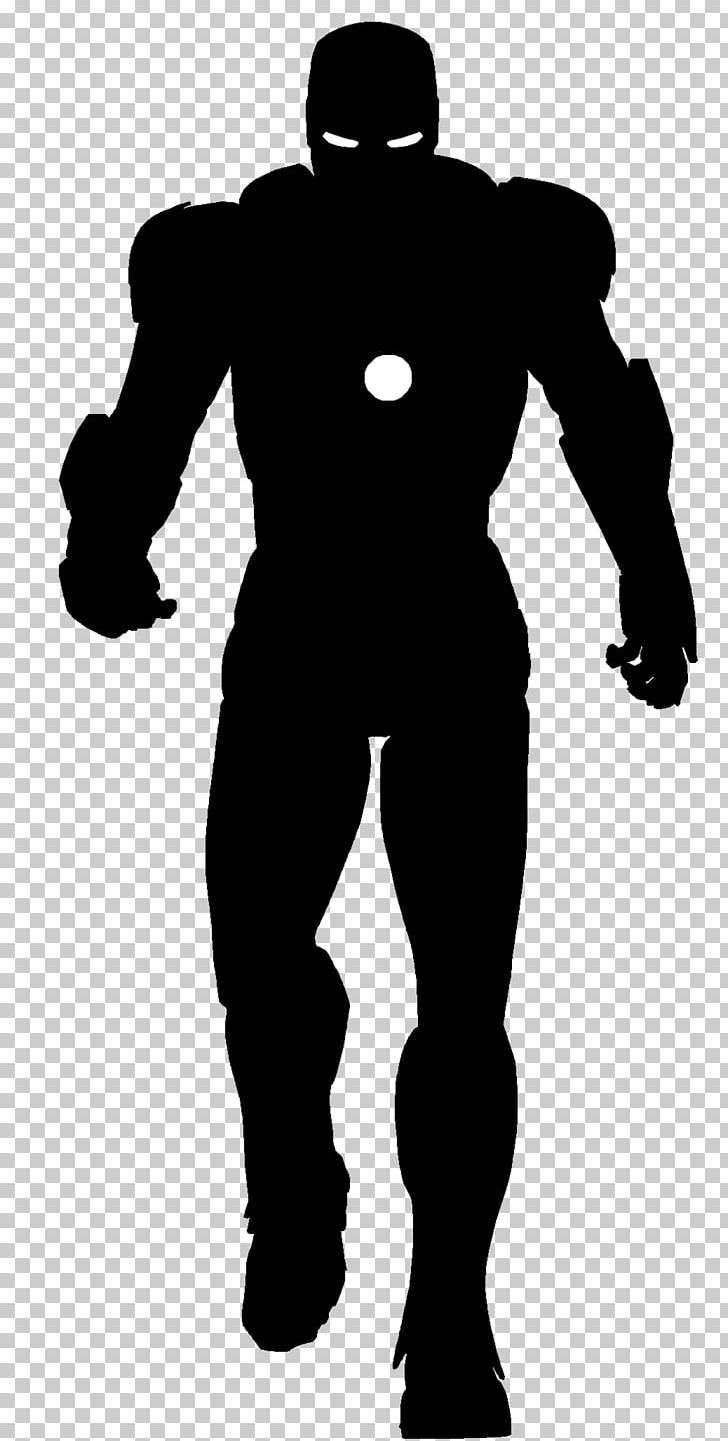 Iron Man Silhouette Superhero PNG, Clipart, Avengers, Black, Black And