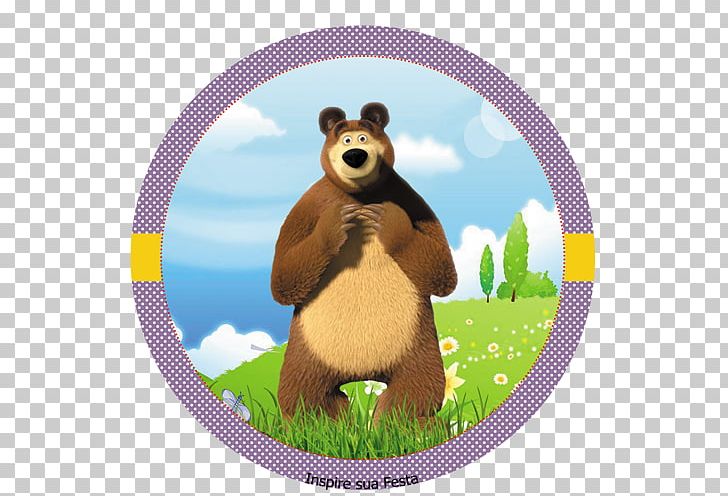 Masha Bear Paper Party Convite PNG, Clipart, Animals, Bear, Birthday, Carnivoran, Child Free PNG Download