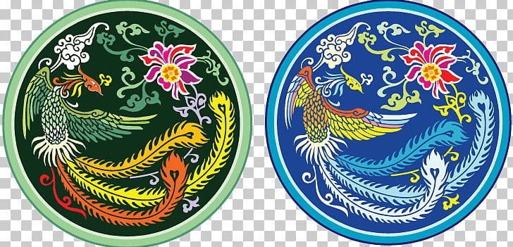 Chinese Dragon Euclidean Fenghuang Motif PNG, Clipart, Badge, Badge Design, Badge Vector, Chinese Paper Cutting, Chinoiserie Free PNG Download