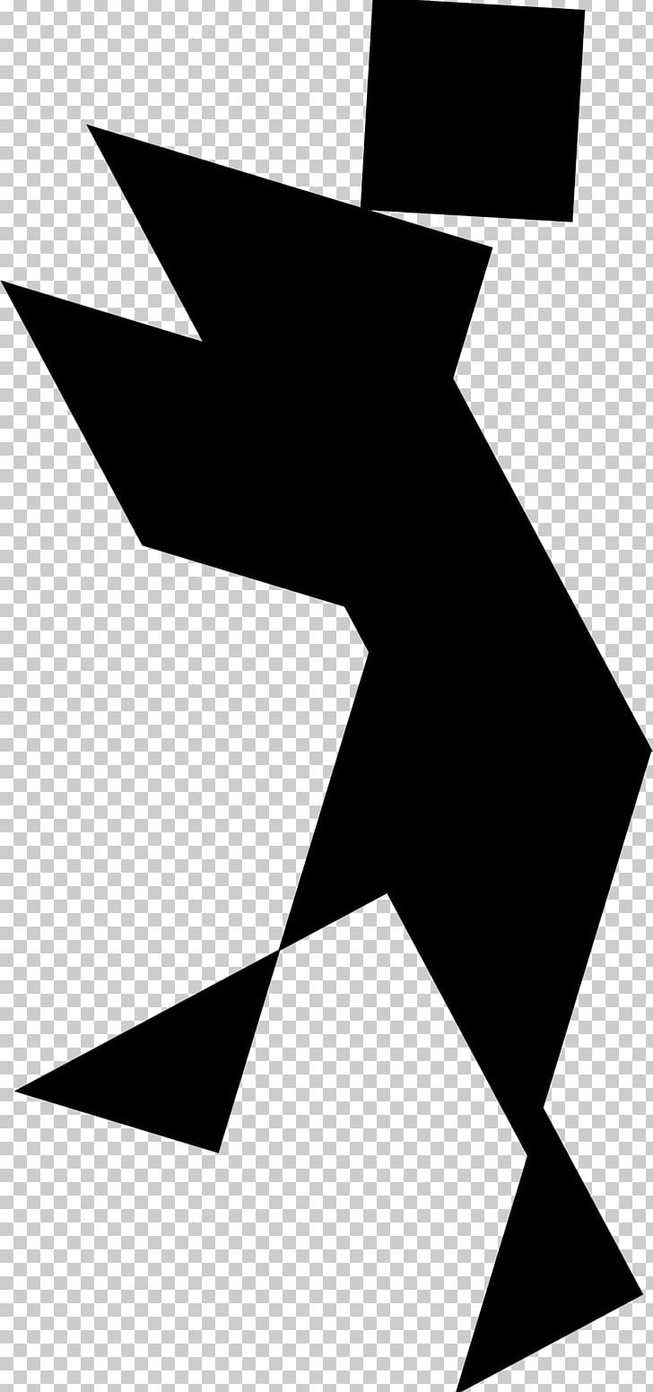 Tangram Triangle Computer Icons PNG, Clipart, Angle, Area, Art, Black, Black And White Free PNG Download