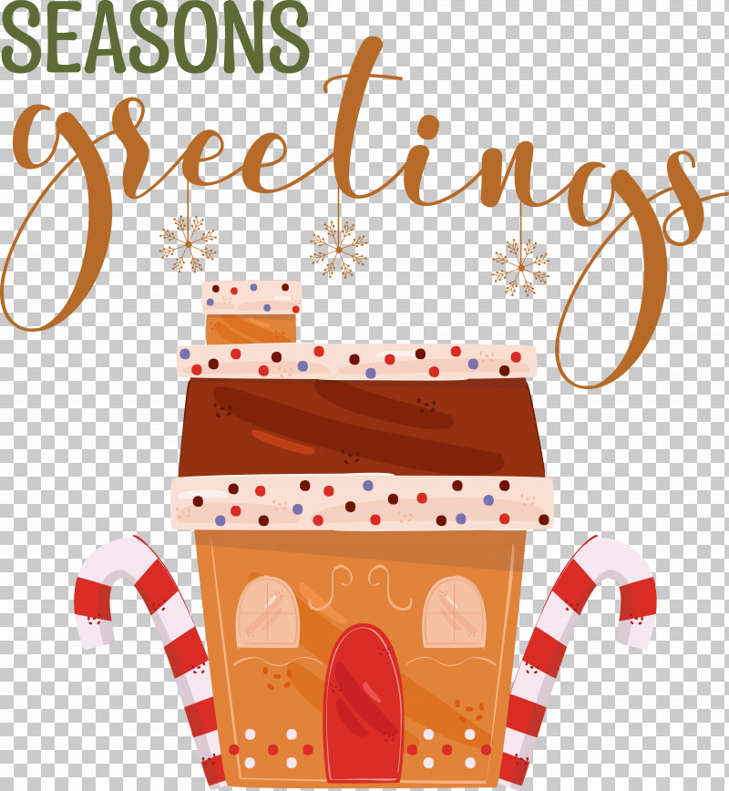 Seasons Greetings PNG, Clipart, Gingerbread, Merry Christmas, Seasons Greetings Free PNG Download