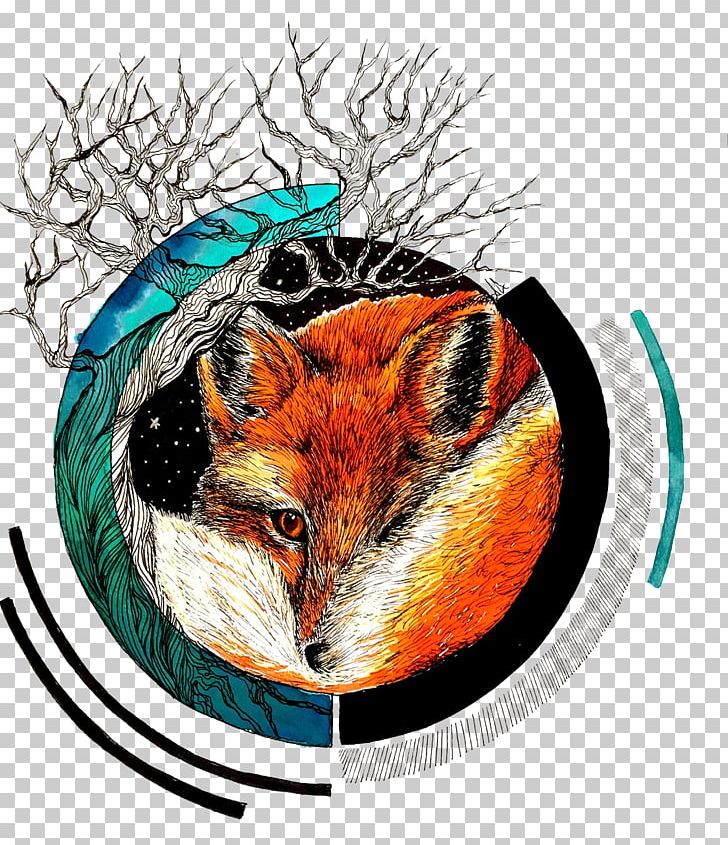 Fox Illustration PNG, Clipart, Abstract Pattern, Animal, Animals, Carnivoran, Cartoon Free PNG Download