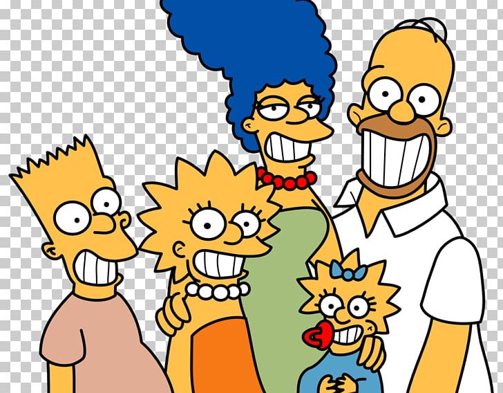 Homer Simpson Bart Simpson Lisa Simpson Edna Krabappel Simpson Family PNG, Clipart, Area, Bankgrap, Bart Simpson, Bongo Comics Group, Cartoon Free PNG Download