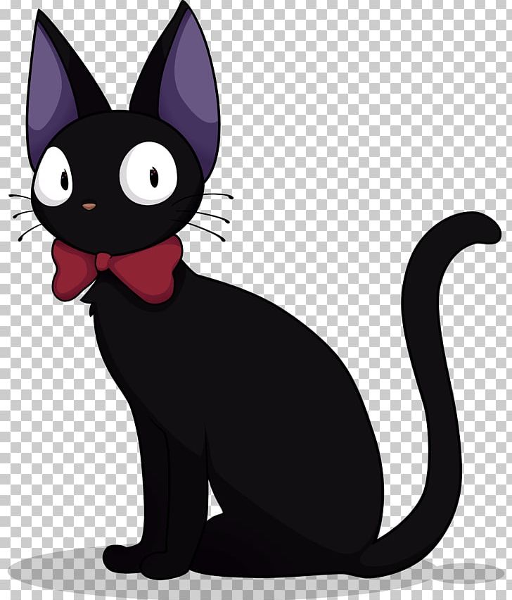 Jiji Cat T-shirt Studio Ghibli Anime PNG, Clipart, Animals, Art, Black Cat,  Carnivoran, Cartoon Free