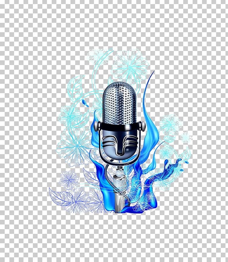 Microphone Poster PNG, Clipart, Art, Audio, Audio Equipment, Blue, Blue Abstract Free PNG Download