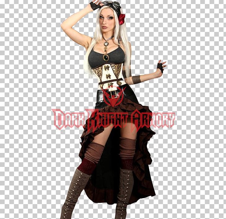 Steampunk Fashion Skirt Bustle Ruffle PNG, Clipart, Blouse, Bustle, Clothing, Corset, Costume Free PNG Download