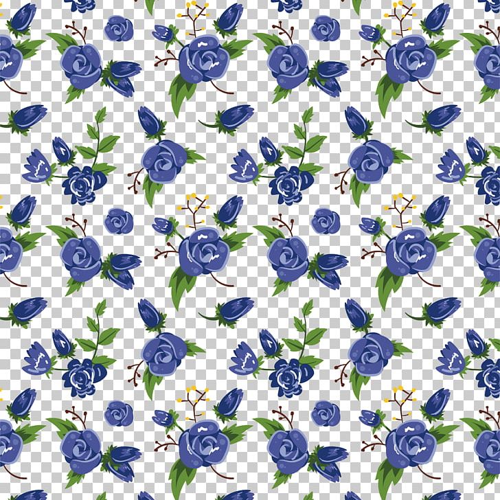 Paper Blue Rose Flower Pattern PNG, Clipart, Blue, Blue Background, Bluebonnet, Blue Roses, Blue Vector Free PNG Download