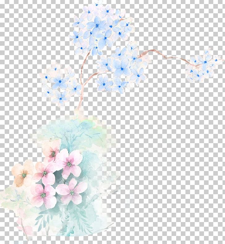 Cherry Blossom Desktop Floral Design Petal PNG, Clipart, Blossom, Blue, Branch, Cherry, Cherry Free PNG Download