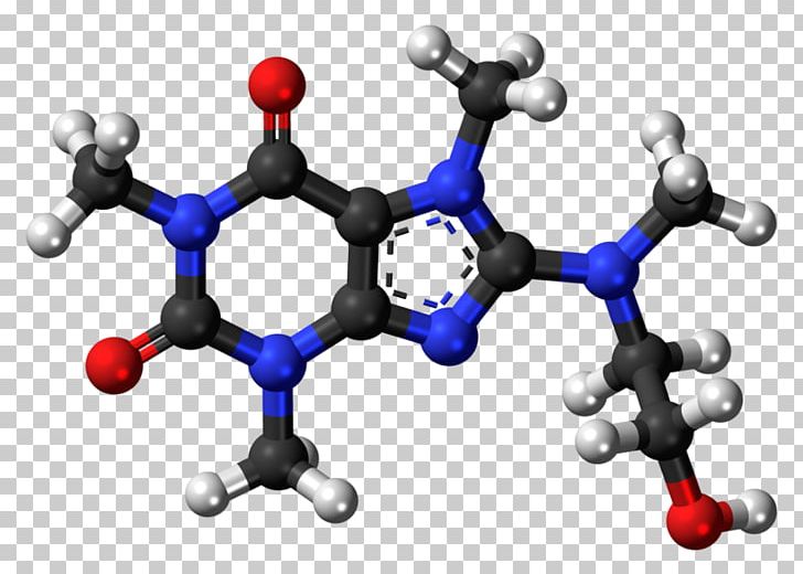 Theophylline Caffeine Molecule Asthma Structure PNG, Clipart, 3d Ball, Asthma, Ballandstick Model, Blue, Body Jewelry Free PNG Download