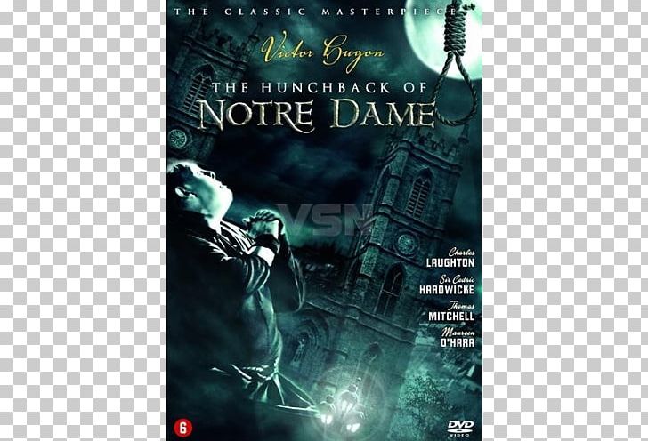 The Hunchback Of Notre-Dame Quasimodo Film Laserdisken DVD PNG, Clipart, Advertising, Album Cover, Author, Charles Laughton, Darkness Free PNG Download