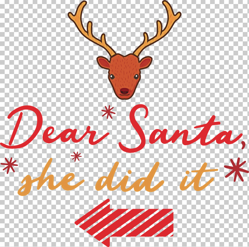 Dear Santa Santa Claus Christmas PNG, Clipart, Antler, Christmas, Dear Santa, Geometry, Line Free PNG Download