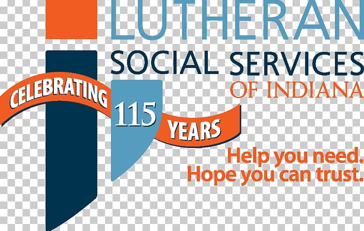 Logo Organization Brand Lutheran Social Services PNG, Clipart, Area, Banner, Blue, Brand, Fort Free PNG Download