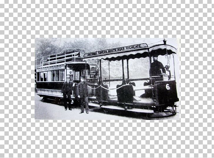 Railroad Car Bus Hampstead Heath Tram PNG, Clipart, Automotive Exterior, Black And White, Bus, Cable Car, Car Free PNG Download