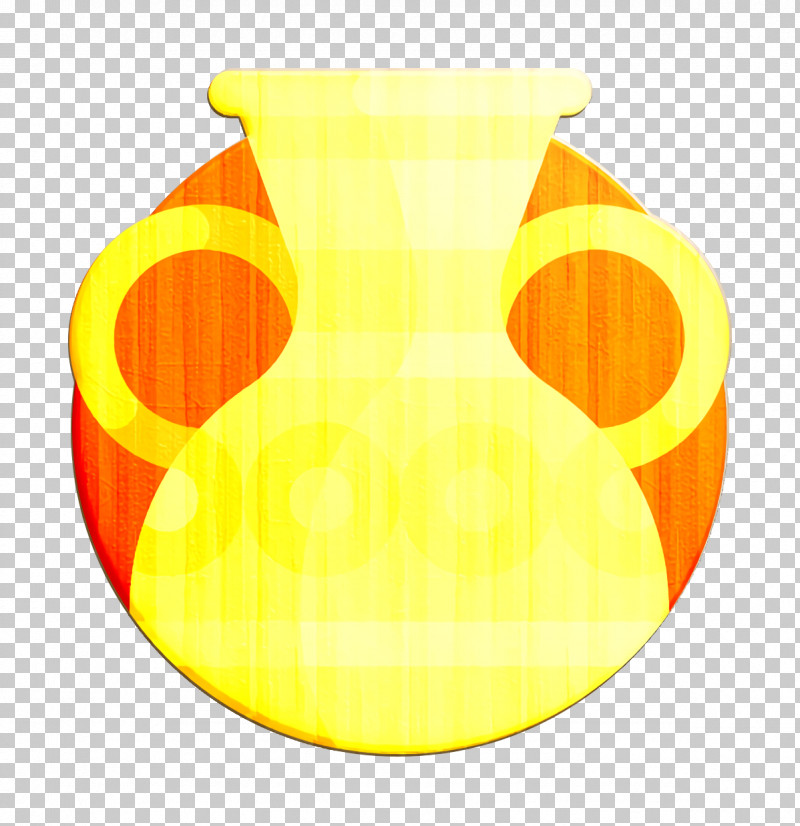 Prehistoric Icon Vase Icon PNG, Clipart, Circle, Orange, Prehistoric Icon, Vase Icon, Yellow Free PNG Download