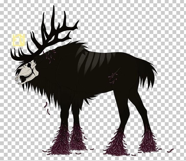 Deer Cattle Horse Mammal Carnivores PNG, Clipart, Animals, Art, Black And White, Carnivoran, Carnivores Free PNG Download
