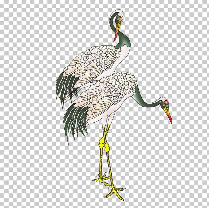 Red-crowned Crane Bird Painting Grey Crowned Crane PNG, Clipart, Animals, Balearica, Beak, Bird, Ciconiiformes Free PNG Download