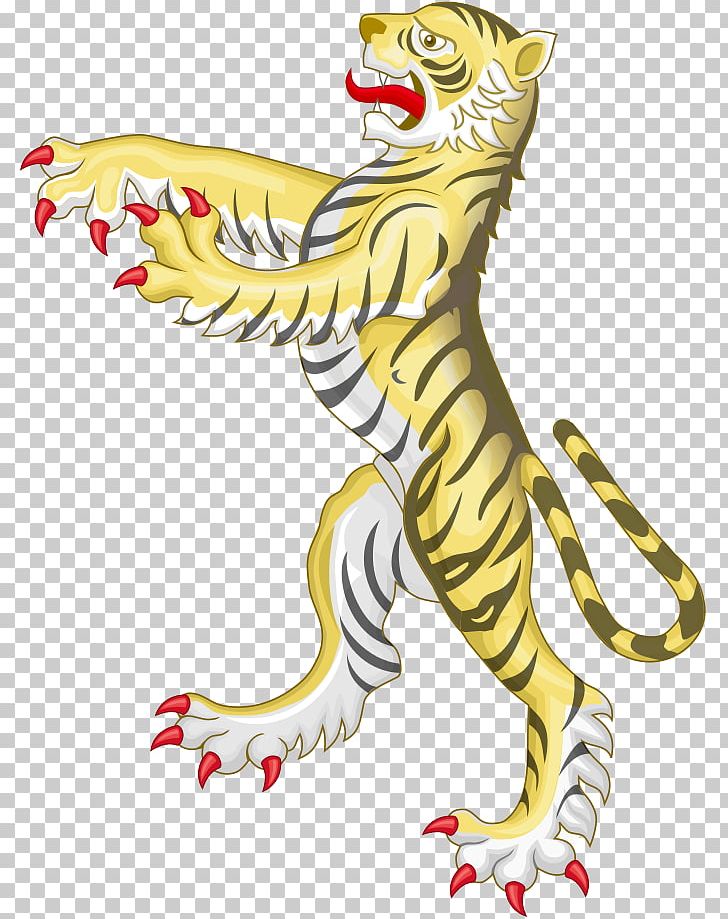 Tiger Heraldry Coat Of Arms Crest Supporter PNG, Clipart, Animal Figure, Animals, Art, Artwork, Big Cats Free PNG Download