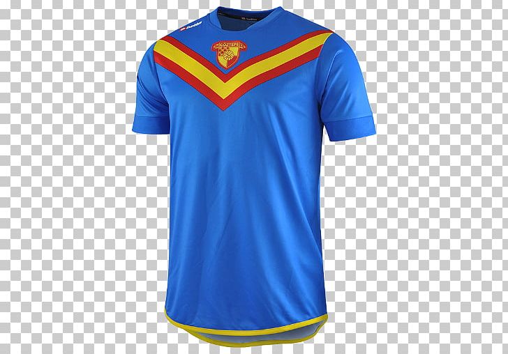 Göztepe S.K. T-shirt 2017–18 Süper Lig Kit Sports Fan Jersey PNG, Clipart, Active Shirt, Clothing, Cobalt Blue, Electric Blue, Izmir Free PNG Download