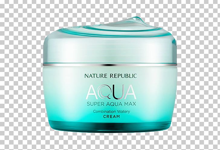 Nature Republic Super Aqua Max Combination Watery Cream Moisturizer Skin Care Facial PNG, Clipart, Aqua, Combination, Cosmetics, Cream, Face Free PNG Download