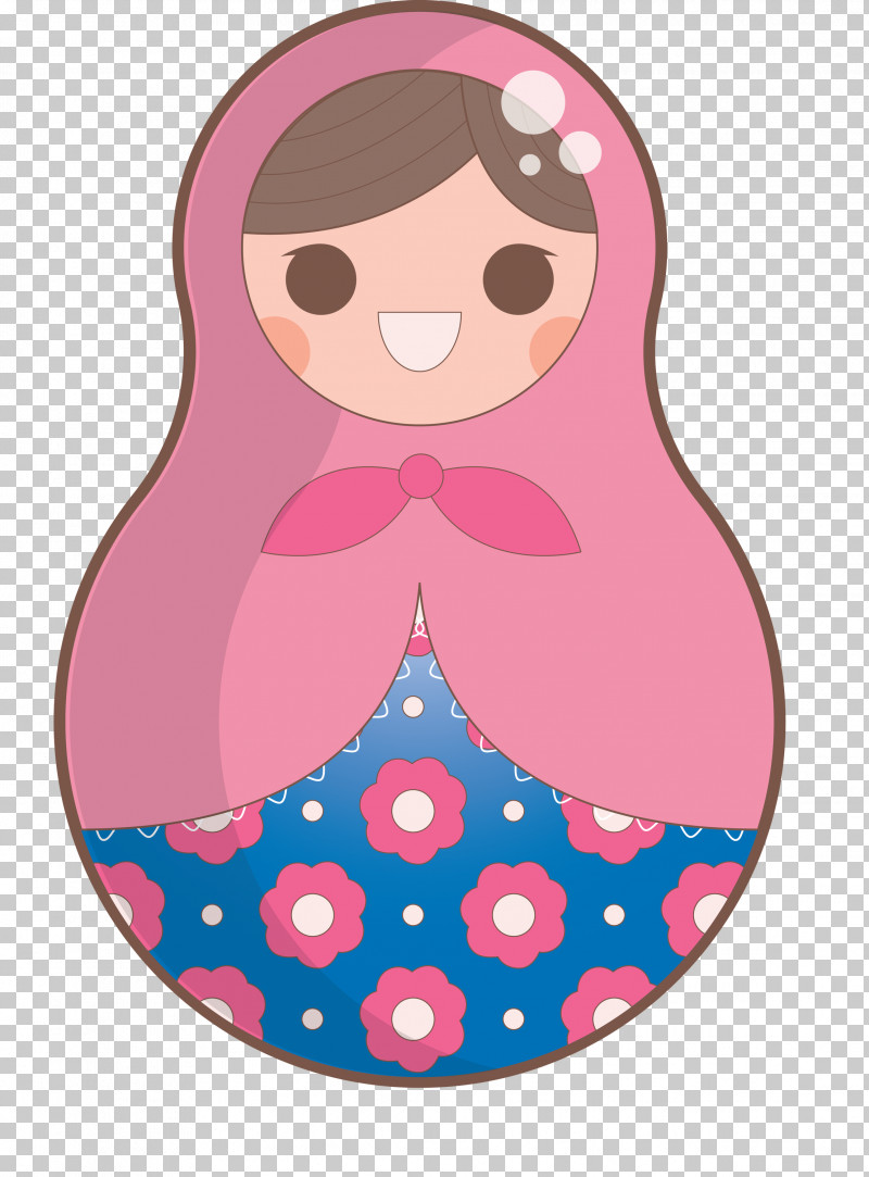Colorful Russian Doll PNG, Clipart, Cartoon, Character, Character Created By, Colorful Russian Doll, Pink M Free PNG Download